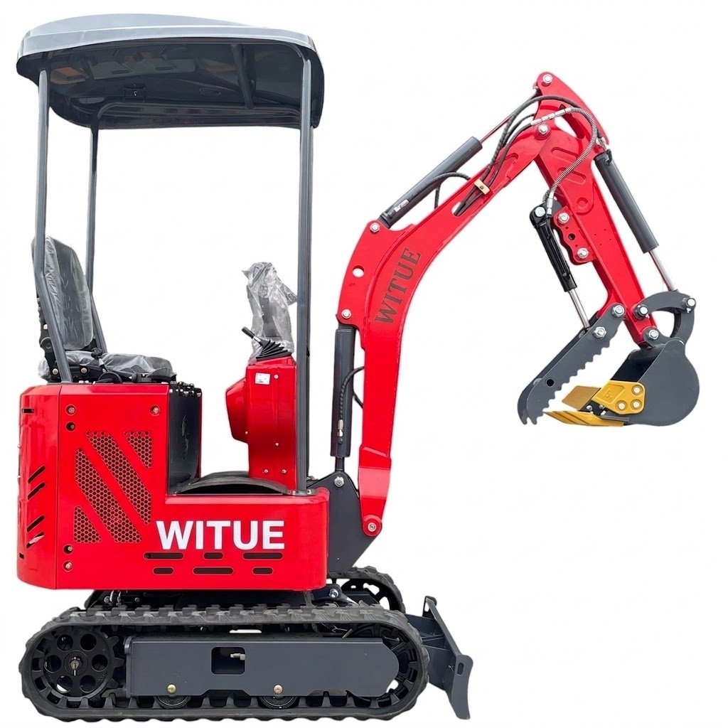 ab692b88-79f1-4371-9722-66ff570f151d WITUE 13.5HP Mini Excavator 1 TON B&S EPA Engine Hydraulic Thumb Digger Free Shipping - Image 1