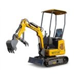 WITUE Mini Excavator with Brand Engine, Free Shipping from US Warehouse